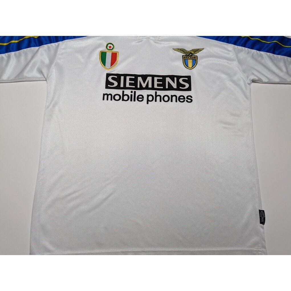 お得な情報満載 Lazio Away 2000/01 Weina Siemens Size Jersey Phones Mobile ウェア