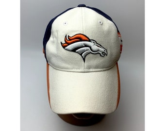 Denver Broncos Reebok NFL Cap Hat Adjustable Orange Blue White