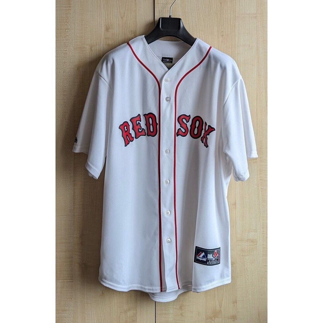 Men's Majestic Boston Red Sox #14 Jim Rice Authentic Navy Blue