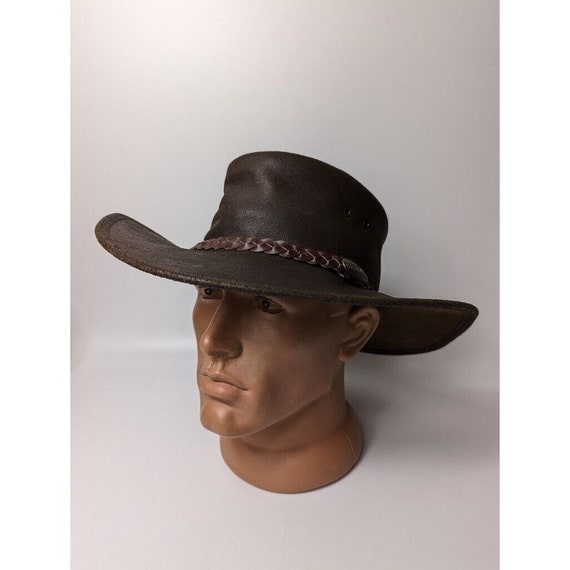Purely Outback Purely Australian Lather Cowbow Hat Size S