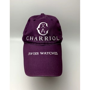 CHARRIOL Swiss Watches Adjustable Purple Cap Snapback