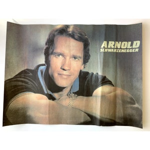 Arnold Schwarzenegger vintage poster 1990s Ukraine 58x43cm