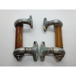 Rare VINTAGE Bakelite Door Handles Pair Soviet USSR