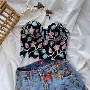 size S to 3XL(crop top corset)