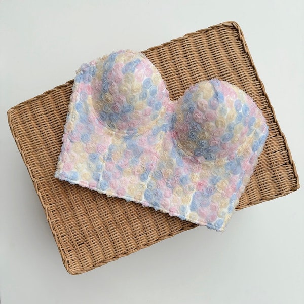 size S to 3XL(crop top corset)