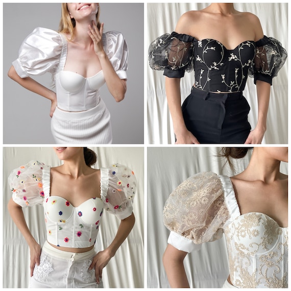 BALLOON Collection (crop Top Corset) - Etsy