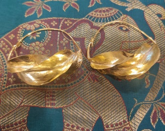 XL Fulani Gold Earrings