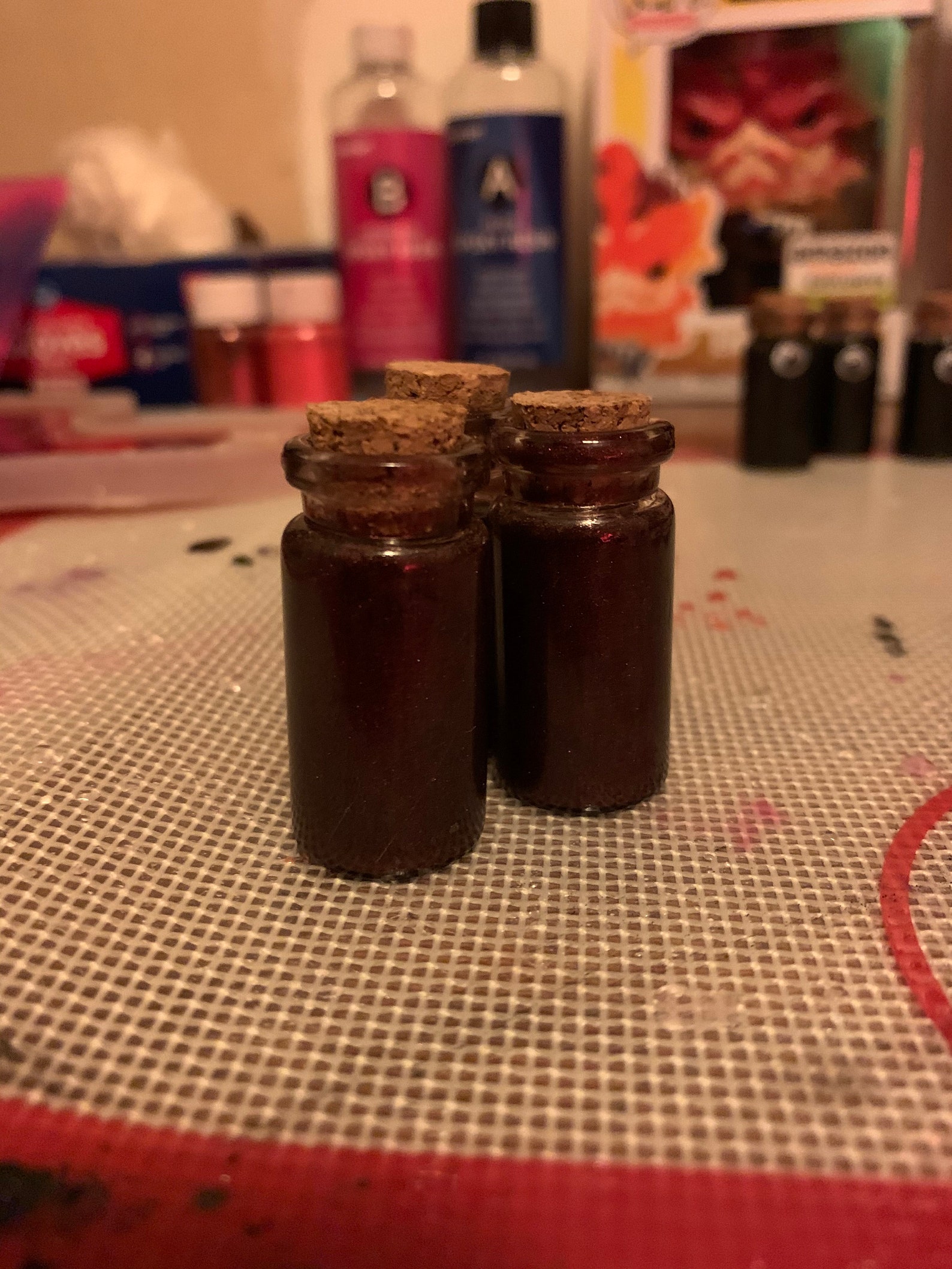 Mini jar of Vampire Blood Etsy