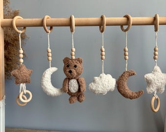 Boucle Baby Gym Spiel Spielzeug Montessori Spielzeug Geschenk Neugeborene Kleinkind Gym Spielzeug Kreaturen Aktivität Gym Spielzeug Geschenk für Baby, Baby