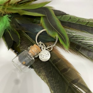 Seed of Faith Keychain: Mustard Seed, Scripture Card Gift