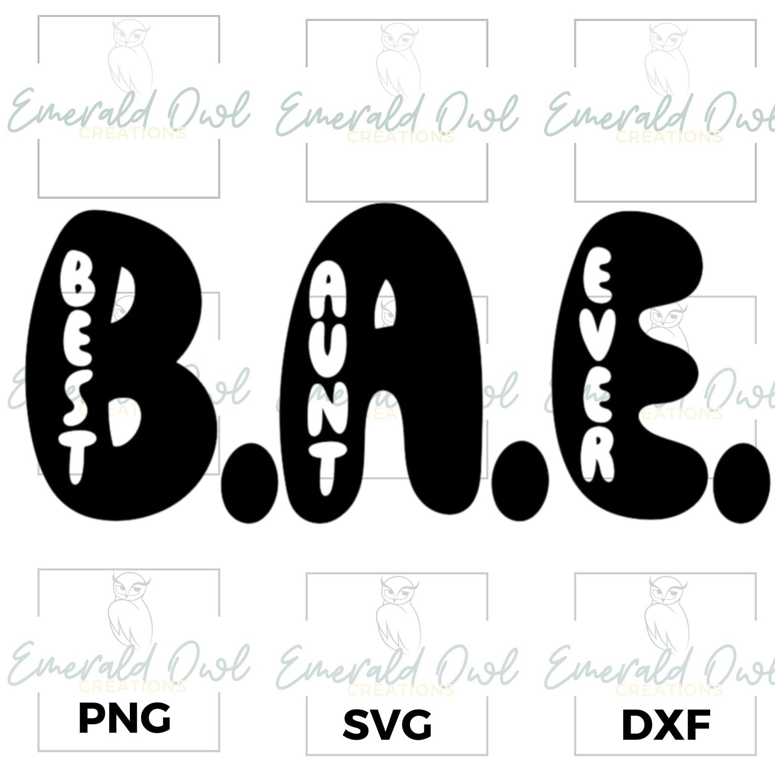 Loc Bae Svg Aunt Ever Cut File | BAE (svg, Png, Dxf) (digital Download - Etsy Canada