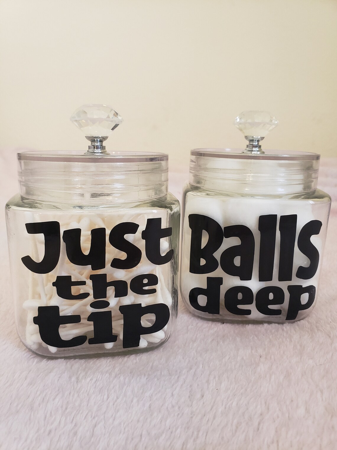 Funny and inappropriate bathroom jars Etsy
