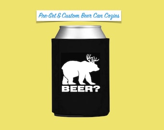 Pre-Set & Custom beer can cozy 12oz - A must have for your drink - any time! Just added 2 Taylor Swift designs