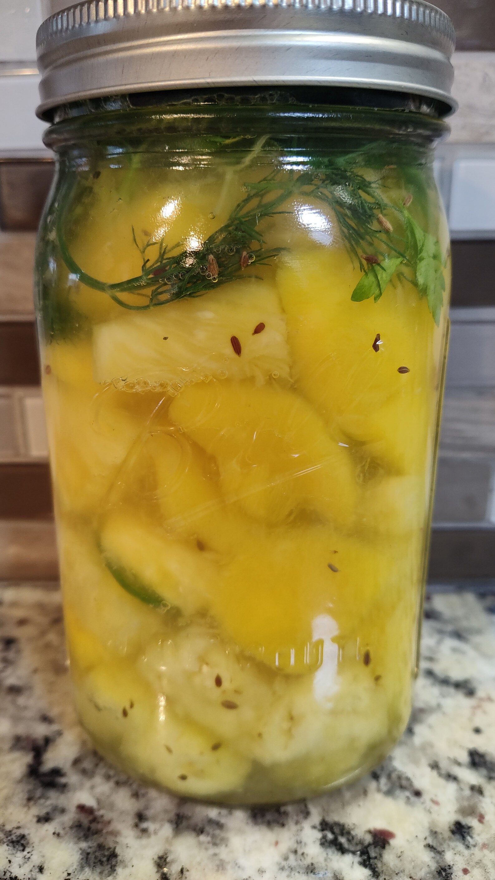 Mango picante encurtido piña y jalapeño Etsy