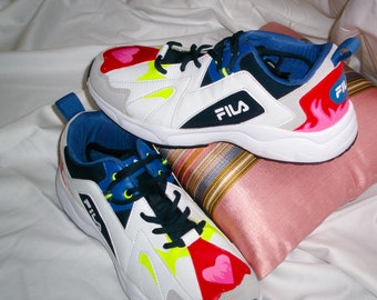 custom fila shoes