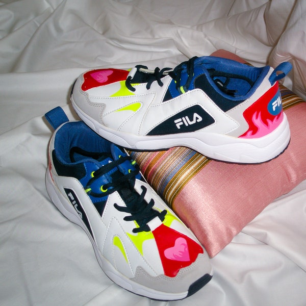 custom fila shoes