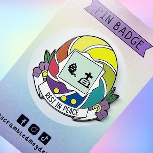 Spilla smaltata con animale domestico virtuale: nostalgia anni '90, videogiochi retrò