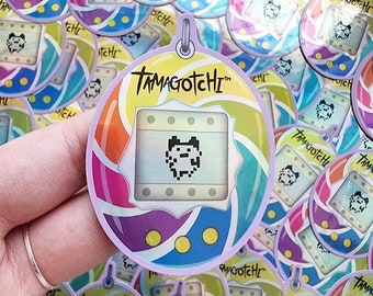 Virtual Pet Holographic Sticker