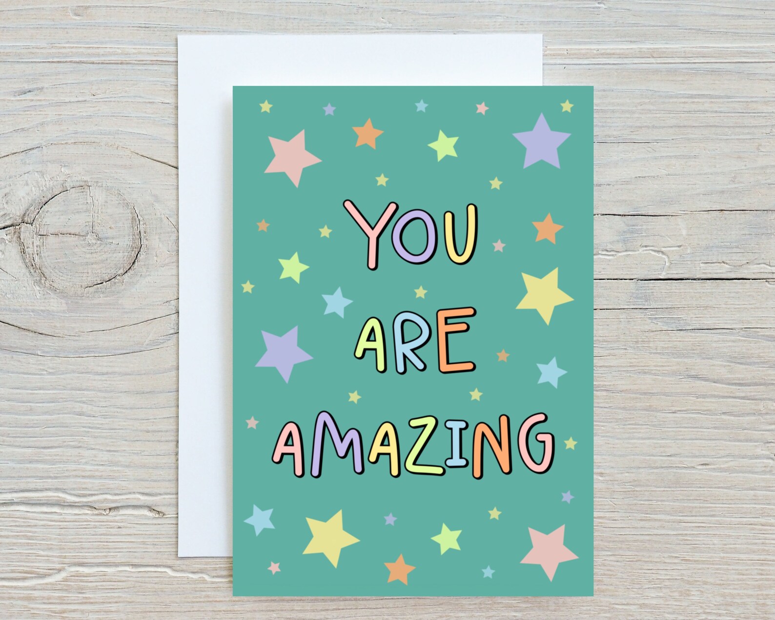 You Are Amazing Card Just Because Card Thinking of You Card | Etsy