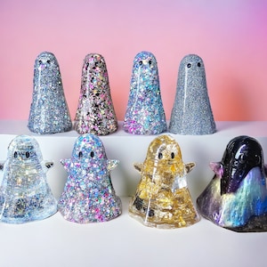 Resin Ghosts, LIMITED EDITION phantoms, ghost ornament, spooky gift, Halloween decoration, goth decor, adopt a ghost, ghost figurine