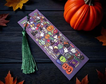 Halloween-bladwijzer met kwastje