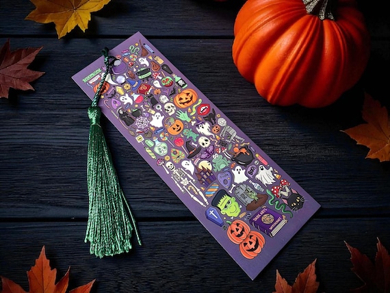 Halloween Bookmark with Tassel