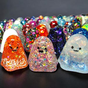 Lucky Dip Mini Resin Ghost Figurines | Mystery bag of ghosts