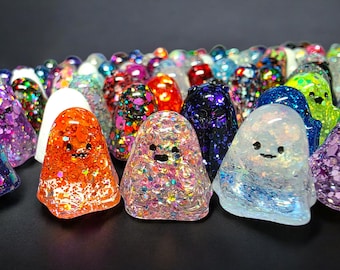Lucky Dip Mini Resin Ghost Figurines | Mystery bag of ghosts