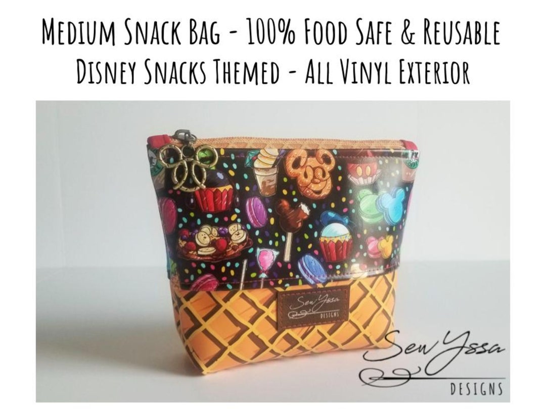 Disney Reusable Sandwich Bags, Waterproof Fabric, BPA Free, Eco