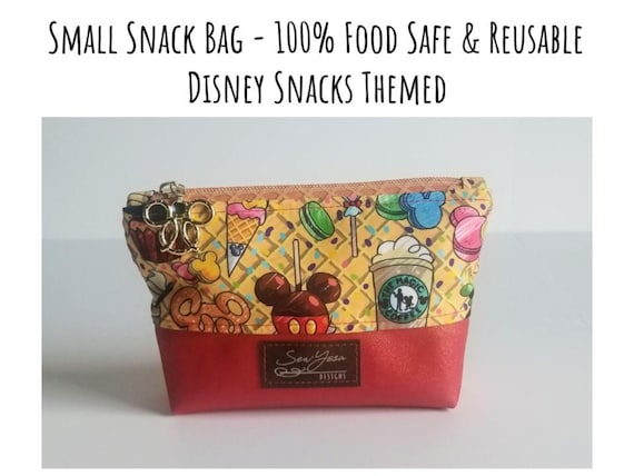 Disney Reusable Sandwich Bags, Waterproof Fabric, BPA Free, Eco-Friendly