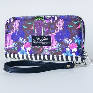Cartera de mano con cremallera y diseño de Beetleman de MTO / Bug Juice / CZAW / It's Showtime / Ghost with the Most / Cartera de mano