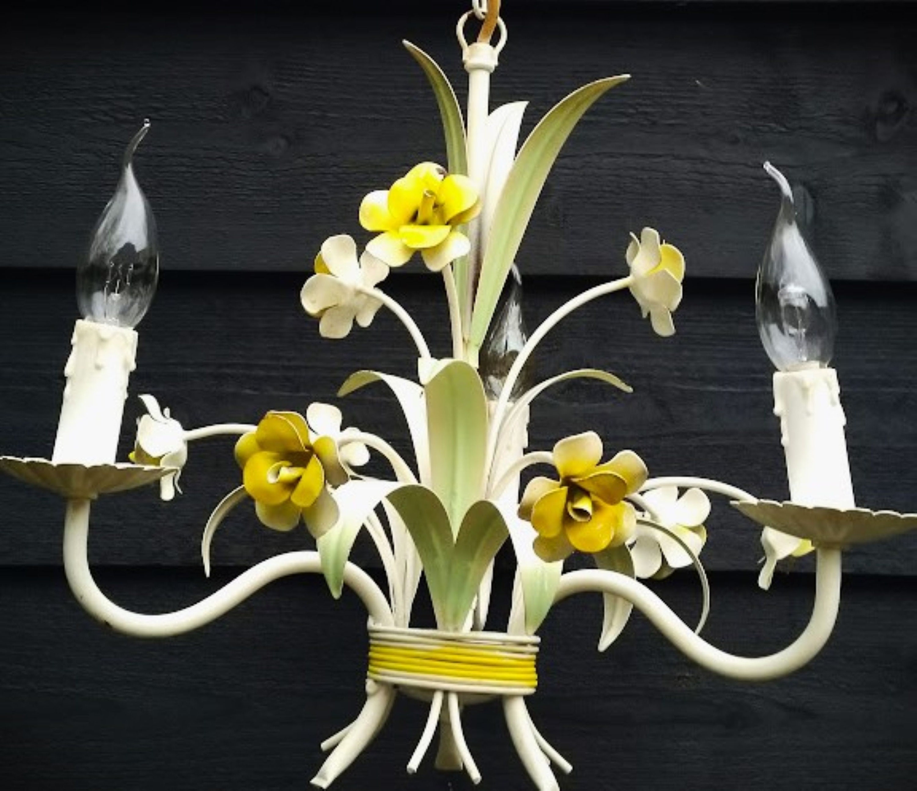 French Tole Chandelier French Tole Chandelier