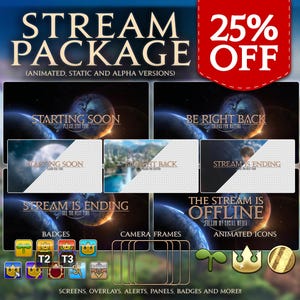 FFXIV Endwalker Twitch Overlay Pack – Animated Stream Graphics for OBS & Streamlabs – Instant Download