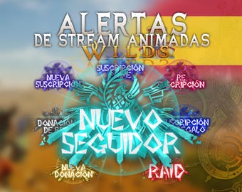 Animated Stream Alerts Pack – Monster Hunter Themed – Twitch, YouTube & Kick Alerts – StreamElements/OBS – WebM and PNG Instant Download