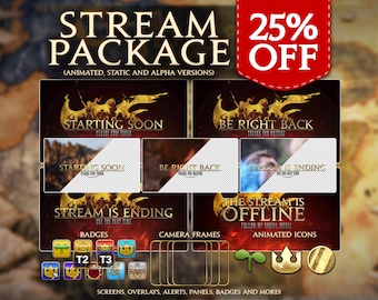 FFXIV Overlay | FFXIV Stormblood | FFXIV Stream package Twitch, Youtube & Kick | Final Fantasy Overlay | FF14 Stream Overlay | Stormblood