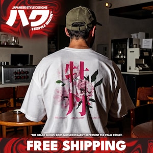 Japans T-shirt van katoen met grafische print en traditioneel Japans ontwerp, trendy casual kleding, ideaal cadeau voor mannen en vrouwen, unieke Japanse print