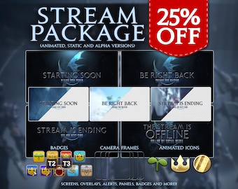 FFXIV Overlay | FFXIV Heavensward | FFXIV Stream package Twitch, Youtube & Kick | Final Fantasy Overlay | FF14 Stream Overlay | Heavensward