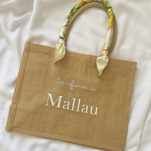 Jute bag large to personalize image 3