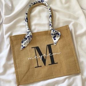 Jute bag large to personalize image 2