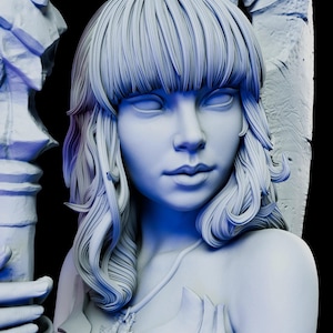 Kaelira Fantasy Resin Figuur Model Kit 1/10 1/8 1/6 Schaal: