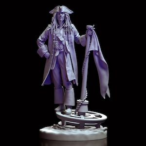 Captain Jack Sparrow Figure Model Kit