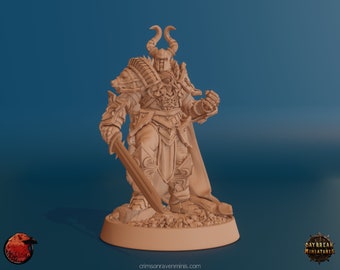 Anton Overmars  • Templars of the Northern Lights • Daybreak Miniatures • 3D Printed Fantasy Miniature • D&D / Pathfinder