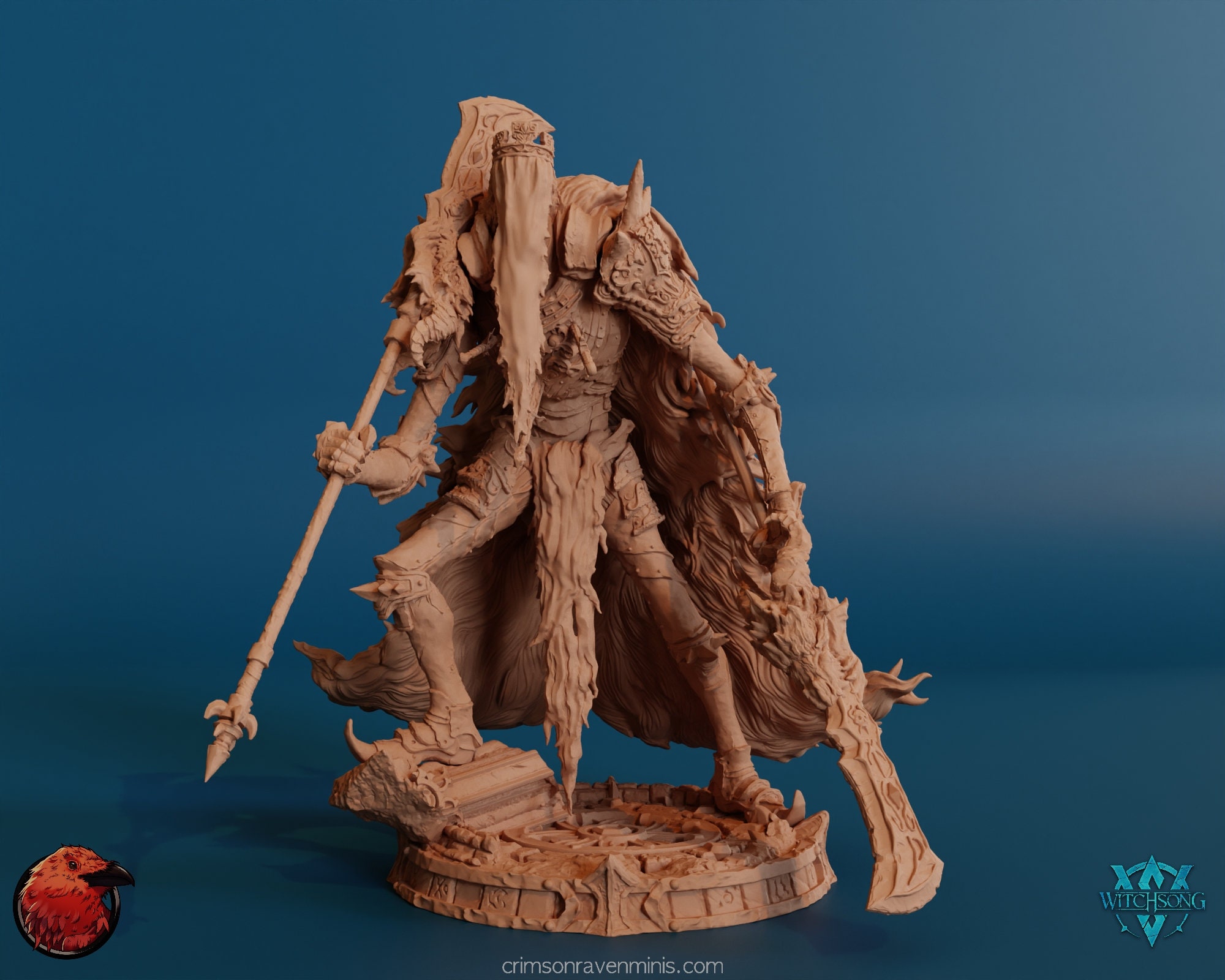 The Faceless King Witchsong Miniatures 3D Printed Fantasy photo picture