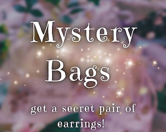 Sacchetti misteriosi delle fate ~ Orecchini a sorpresa in stile stregonesco/fairycore