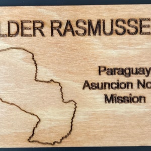 Wood Missionary Tags / Ornaments