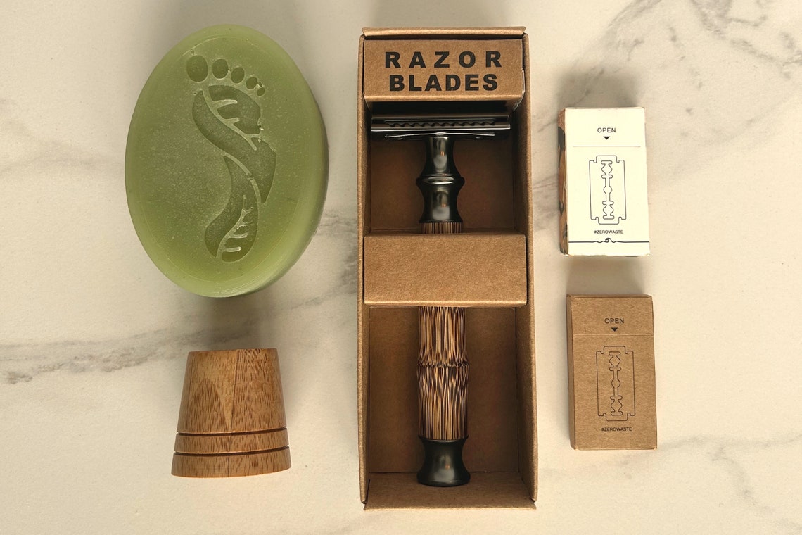 Copper & Bamboo Safety Razor / Lasts a Lifetime / Zero Waste Shaving ...