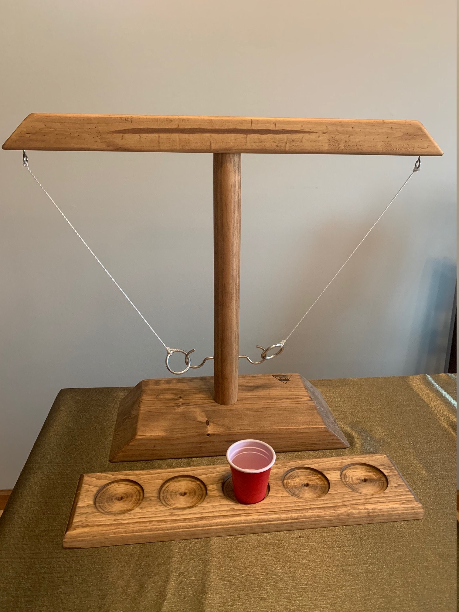 Portable Tabletop Ring Toss Bimini Tiki Toss Hooks and - Etsy