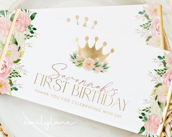 Prinzessin Geburtstag Candy Bar Wrapper Vorlage (Digitaler Download)