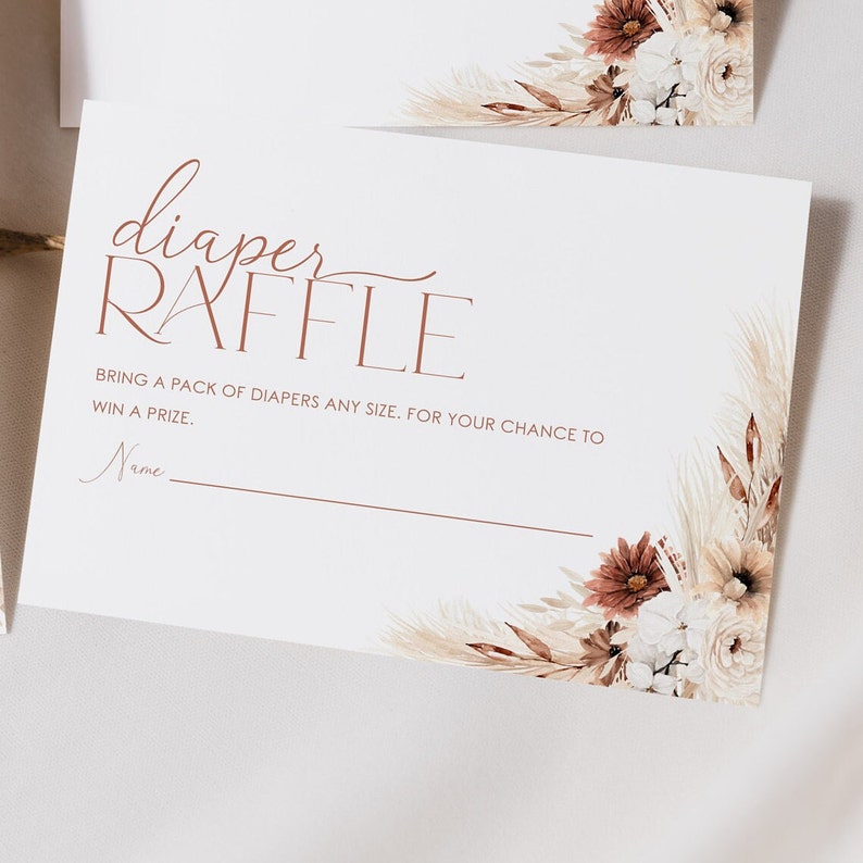 Boho Floral Baby Shower Invitation Set Boho Baby Shower Etsy