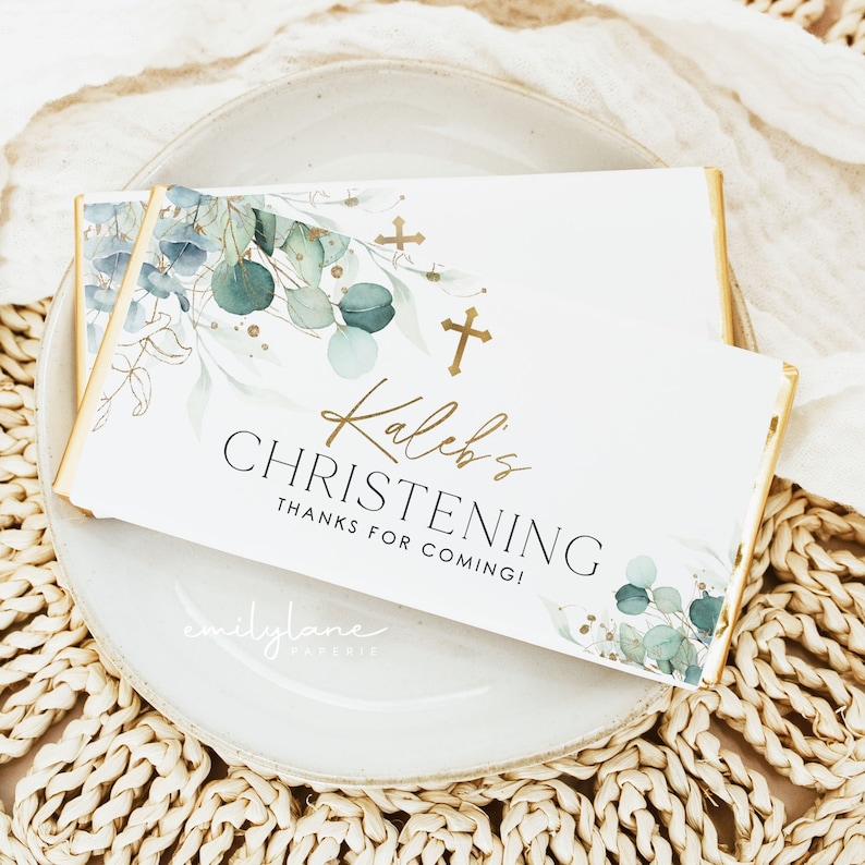 Baptism Chocolate Bar Wrapper Template Printable Candy Bar - Etsy